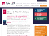 Entretien avec Philippe Manaël (Handi-cv.com) sur le blog Talentéo