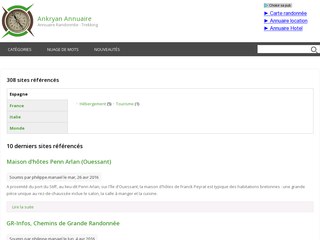 Réalisation web : Annuaire de voyage Réalisation web : Annuaire de voyage