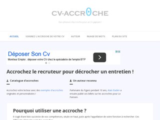Réalisation web : Accroches de CV Réalisation web : Accroches de CV